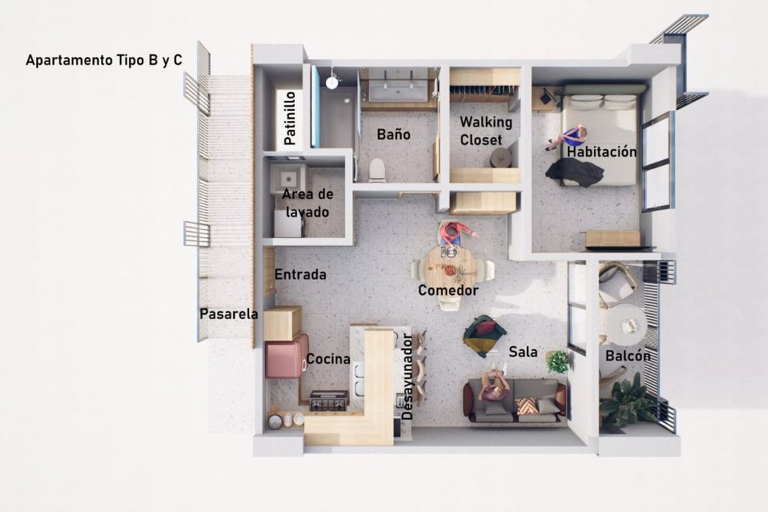 Apartment in Gazcue