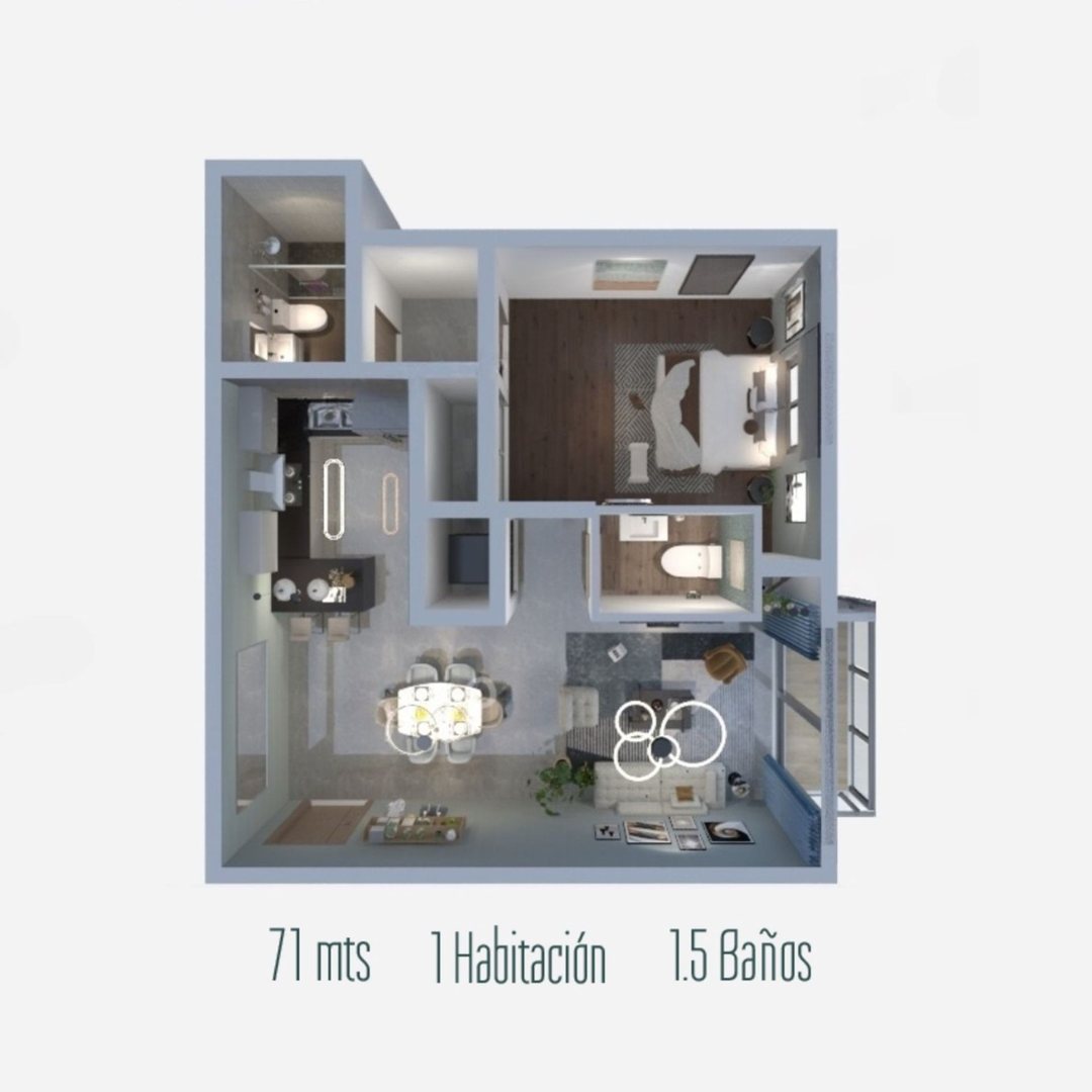 Apartamento en Los Cacicazgos, foto 3