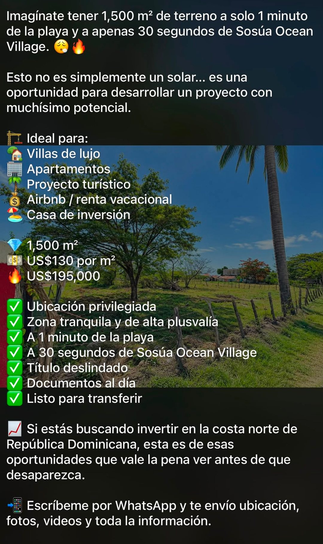 Solar en Playa Laguna, foto 3